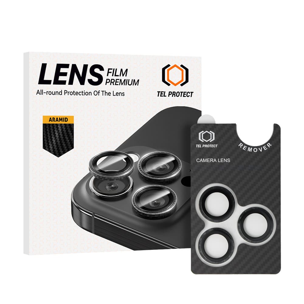 Tvrzené sklo Tel Protect 3D Lens Aramid Series na čočky fotoaparátu pro Samsung Galaxy S25 Plus - náhled 1