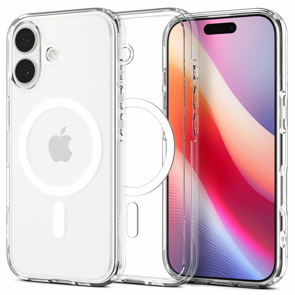 Zadní kryt SPIGEN Ultra Hybrid Mag Magsafe ACS10380 pro iPhone 17 - Clear/White