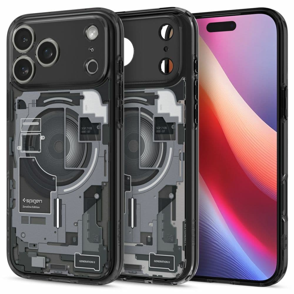 Zadní kryt SPIGEN Ultra Hybrid Mag Magsafe ACS10353 pro iPhone 17 Pro - Zero One Black