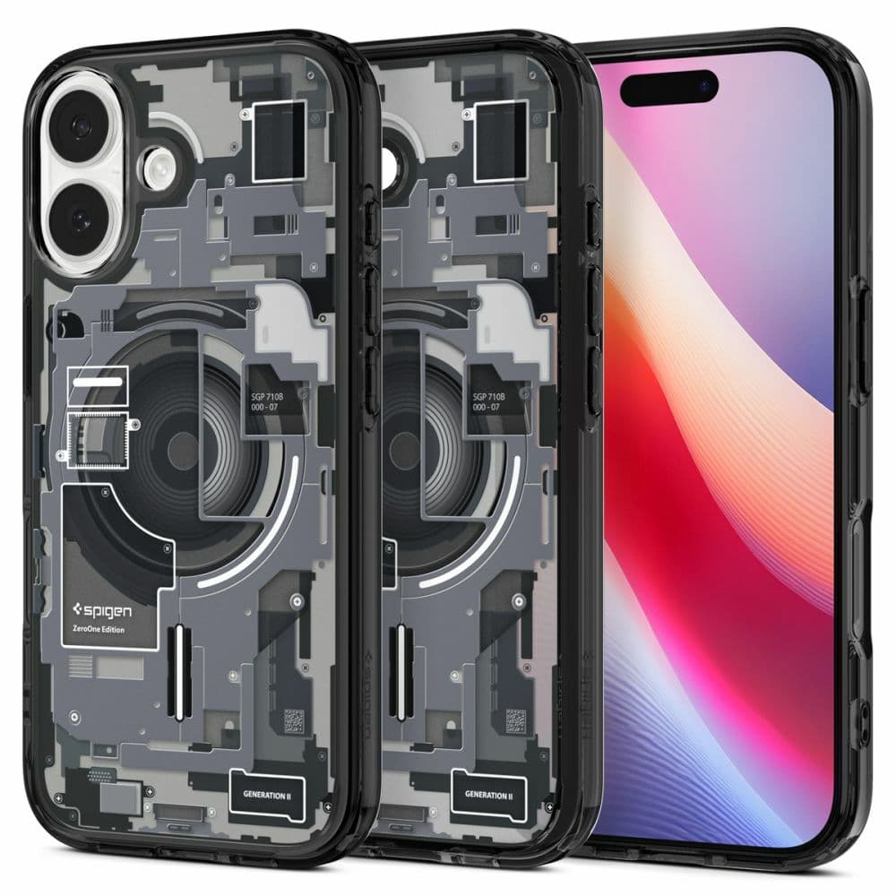 Zadní kryt SPIGEN Ultra Hybrid Mag Magsafe ACS10353 pro iPhone 17 - Zero One Black - náhled 1