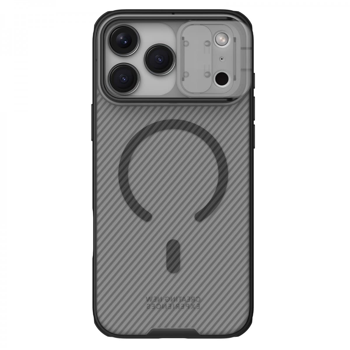 Zadní kryt Nillkin CamShield PRO Magnetic pro Apple iPhone 17 Pro Max Transparent Black - náhled 1