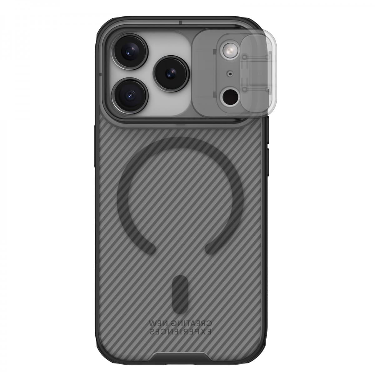 Zadní kryt Nillkin CamShield PRO Magnetic pro Apple iPhone 17 Pro Transparent Black - náhled 1