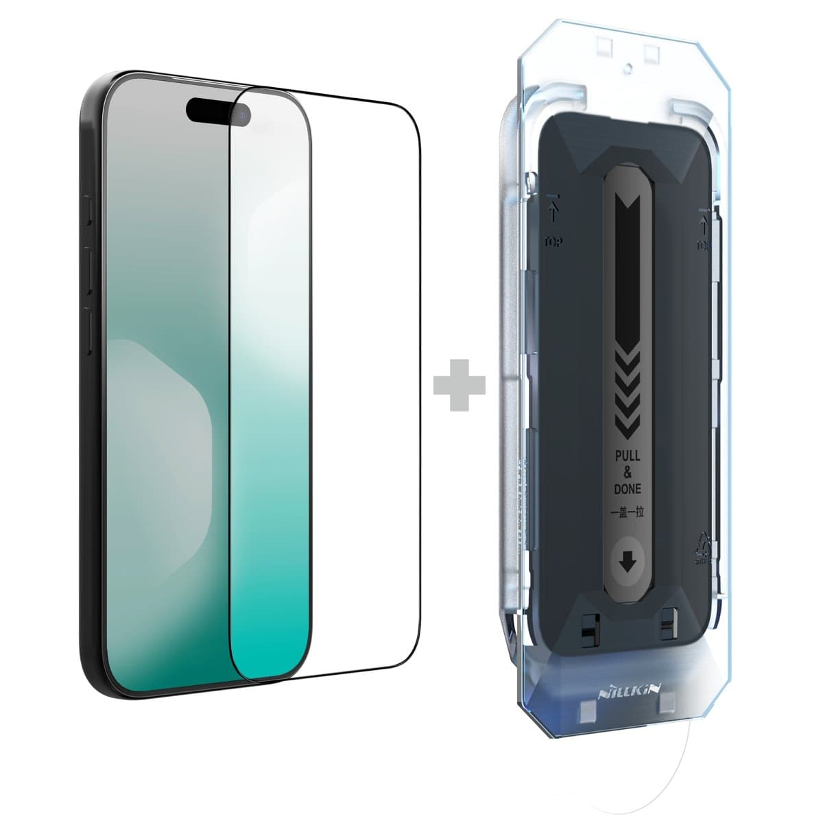 Tvrzené sklo Nillkin 2.5D CP+ PRO Black pro Apple iPhone 17 Pro Max (s aplikátorem) - náhled 1