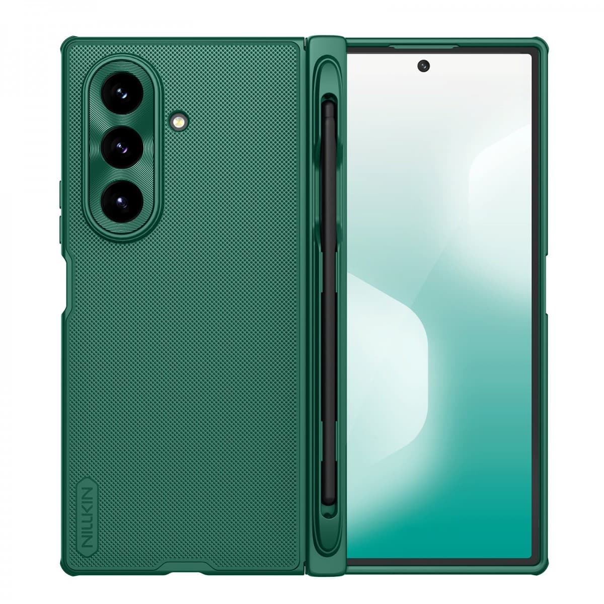 Zadní kryt Nillkin Super Frosted FOLD Magnetic Pen Slot pro Samsung Galaxy Z Fold 7 Dark Green - náhled 1