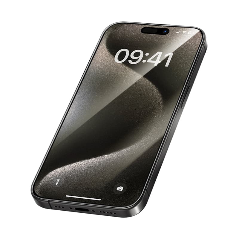 Tvrzené sklo Benks Arc Shield Full Coverage (GA62) pro iPhone 15 Pro Max black - náhled 1