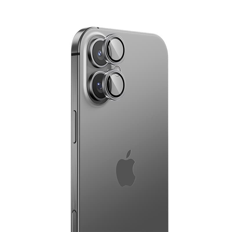 Tvrzené sklo Benks Glass Warrior Lens Protector na čočky fotoaparátu pro iPhone 16-16 Plus silver titanium - náhled 1