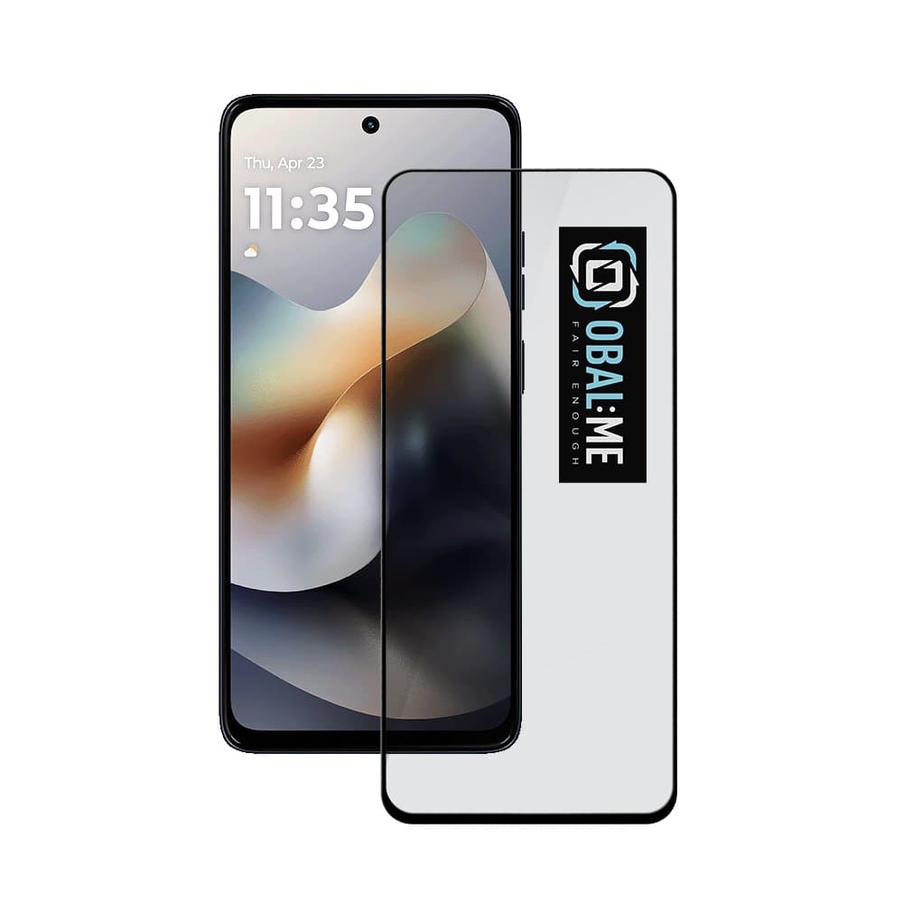 Tvrzené sklo OBAL:ME 5D pro Motorola G56 Black - náhled 1