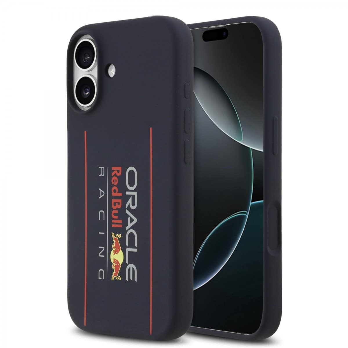 Zadní kryt Red Bull Silicone Vertical Logo MagSafe pro iPhone 17 Navy - náhled 1