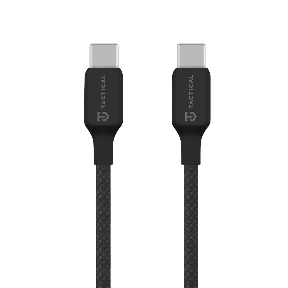 Datový kabel Tactical Stitch Thread USB-C - USB-C 2m Black