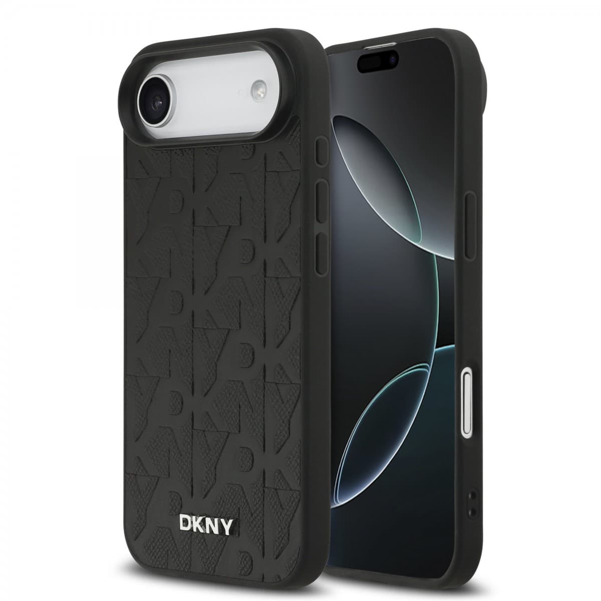 Zadní kryt DKNY PU Leather Grid Pattern Magsafe pro iPhone Air Black - náhled 1
