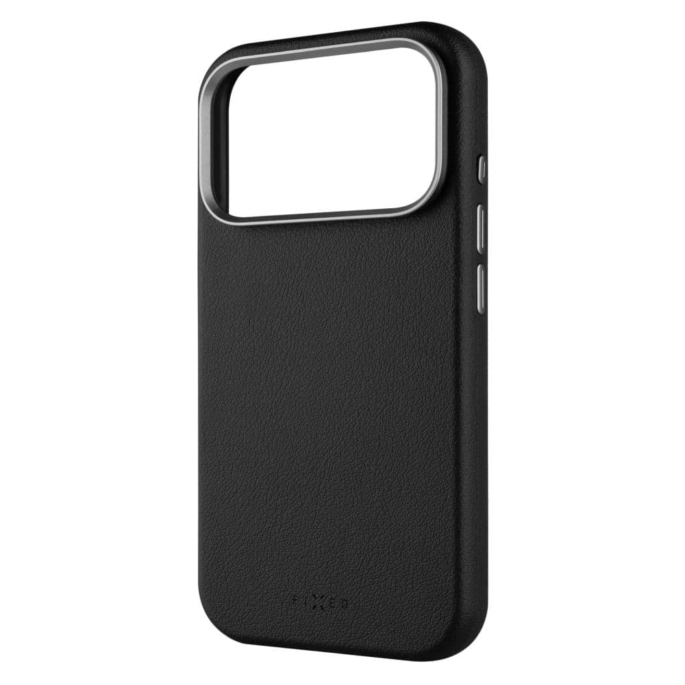 Kryt FIXED MagLeather pro Apple iPhone 17 Pro, z veganské kůže s podporou MagSafe, černý - náhled 1
