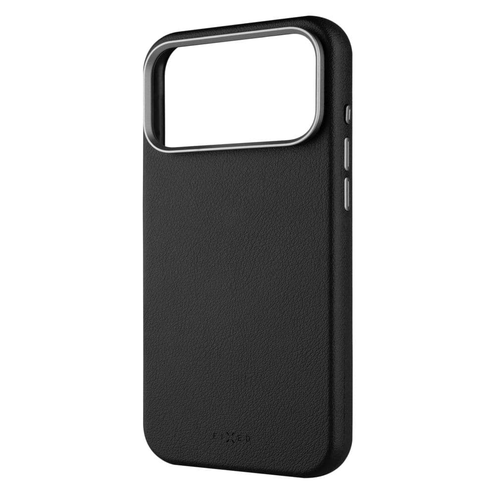 Kryt FIXED MagLeather pro Apple iPhone 17 Pro Max, z veganské kůže s podporou MagSafe, černý - náhled 1