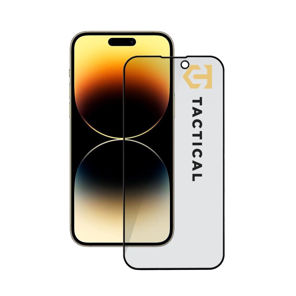 Tvrzené sklo Tactical Glass Shield Privacy Stealth 5D pro Apple iPhone 14 Pro Black - náhled 1