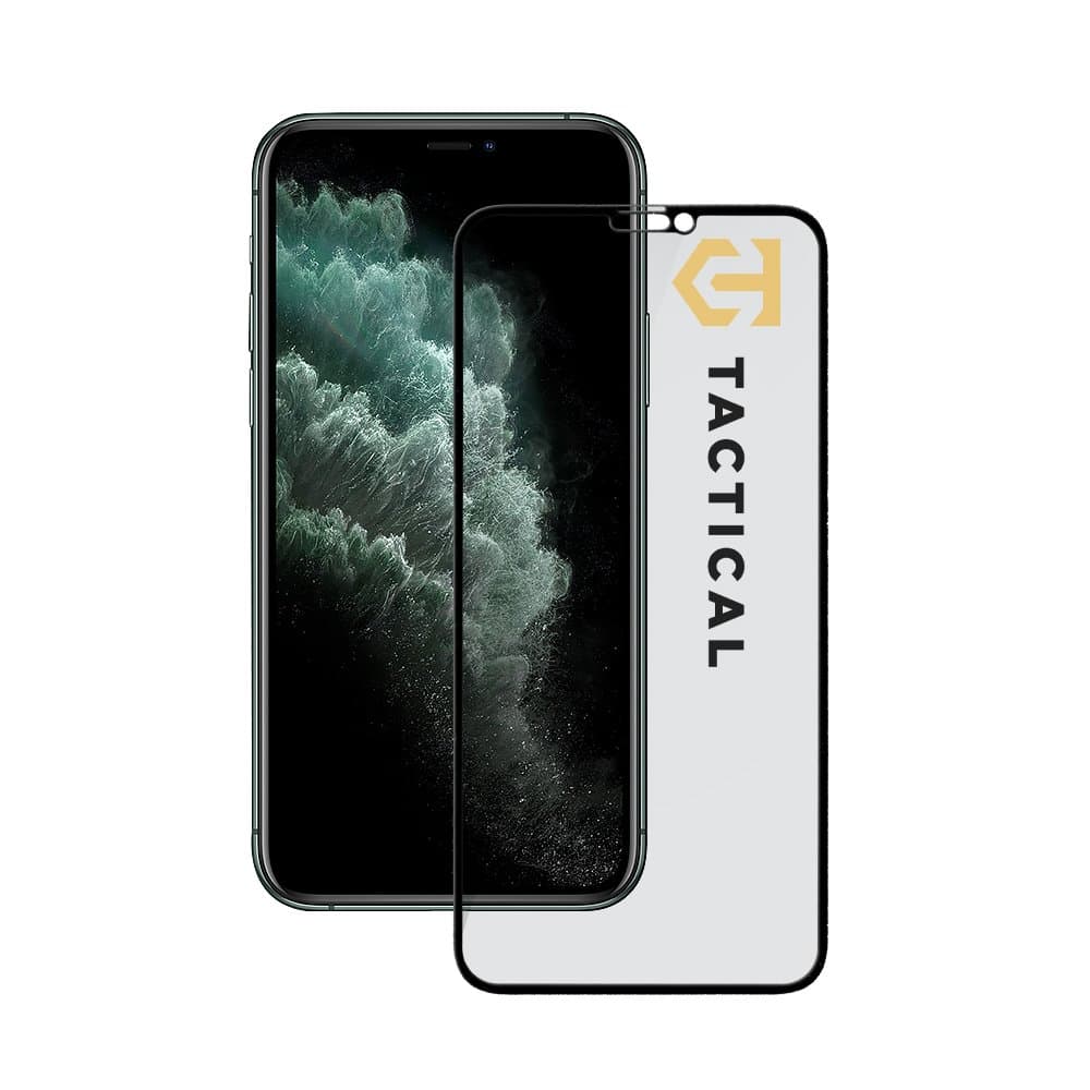 Tvrzené sklo Tactical Glass Shield Privacy Stealth 5D pro Apple iPhone 11 Pro-XS-X Black - náhled 1