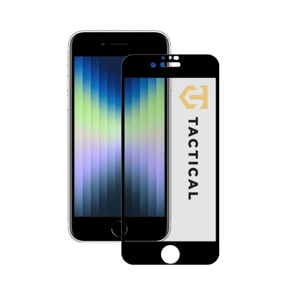 Tvrzené sklo Tactical Glass Shield Privacy Stealth 5D pro Apple iPhone SE 2020-SE 2022-8-7 Black - náhled 1