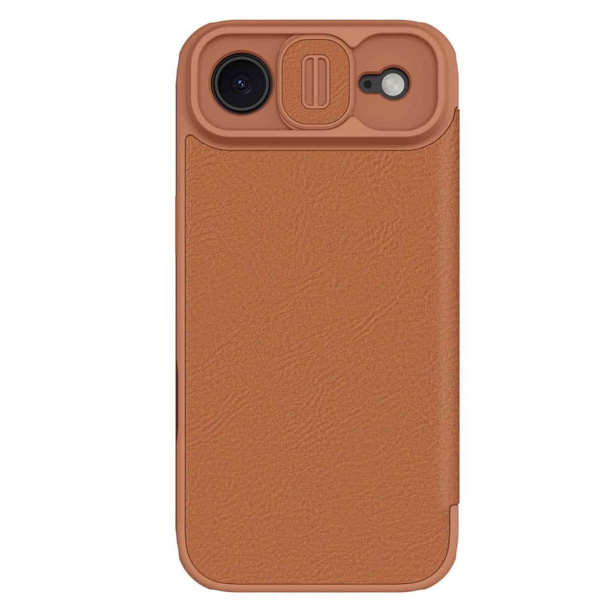 Knížkové pouzdro Nillkin Qin Book PRO pro Apple iPhone Air Brown - náhled 1