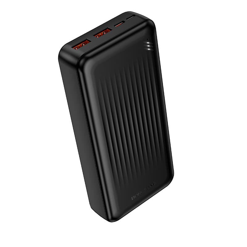 Powerbank Borofone 20000mAh BJ80A Clever 2xUSB-A + USB-C QC 3.0 22,5W + PD 20W černá - náhled 1