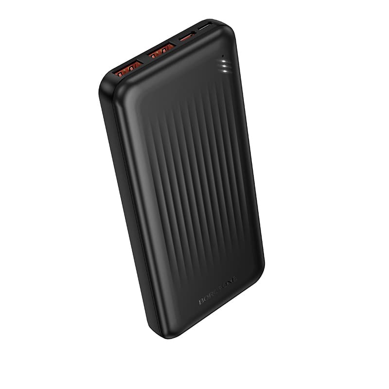 Powerbank Borofone 10000mAh BJ80 Clever - 2xUSB-A + USB-C - QC 3.0 22,5W PD 20W černá - náhled 1