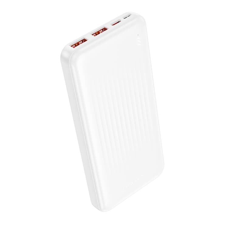 Powerbank Borofone 10000mAh BJ80 Clever - 2xUSB-A + USB-C - QC 3.0 22,5W PD 20W bílá - náhled 1