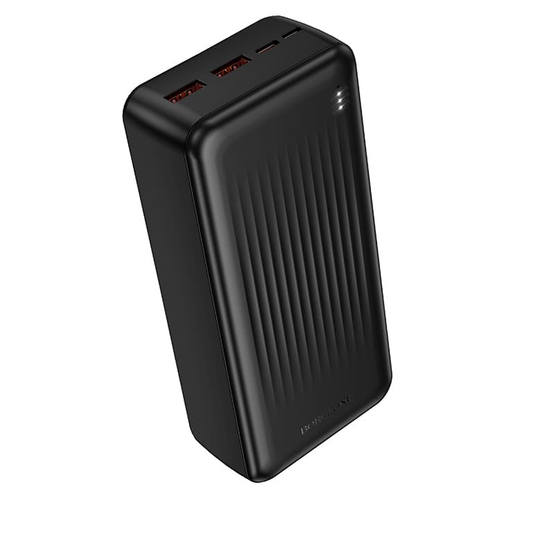 Powerbank Borofone 30000mAh BJ80B Clever - 2xUSB-A + USB-C - QC 3.0 22,5W PD 20W černá