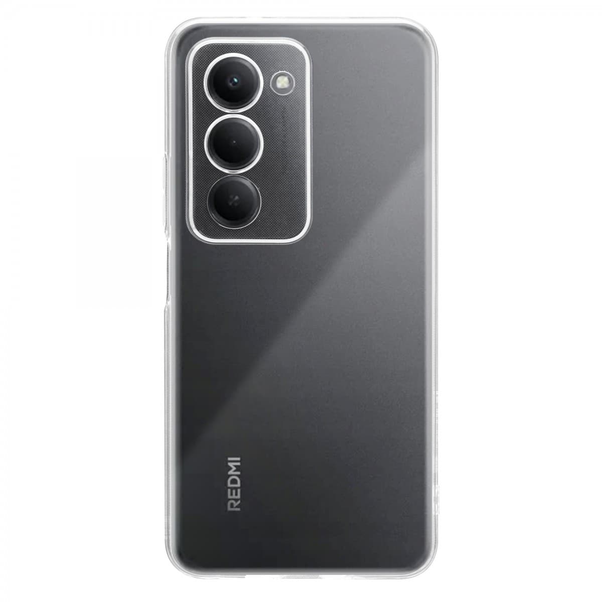 Zadní kryt Tactical TPU pro Xiaomi Redmi 15 Transparent - náhled 1
