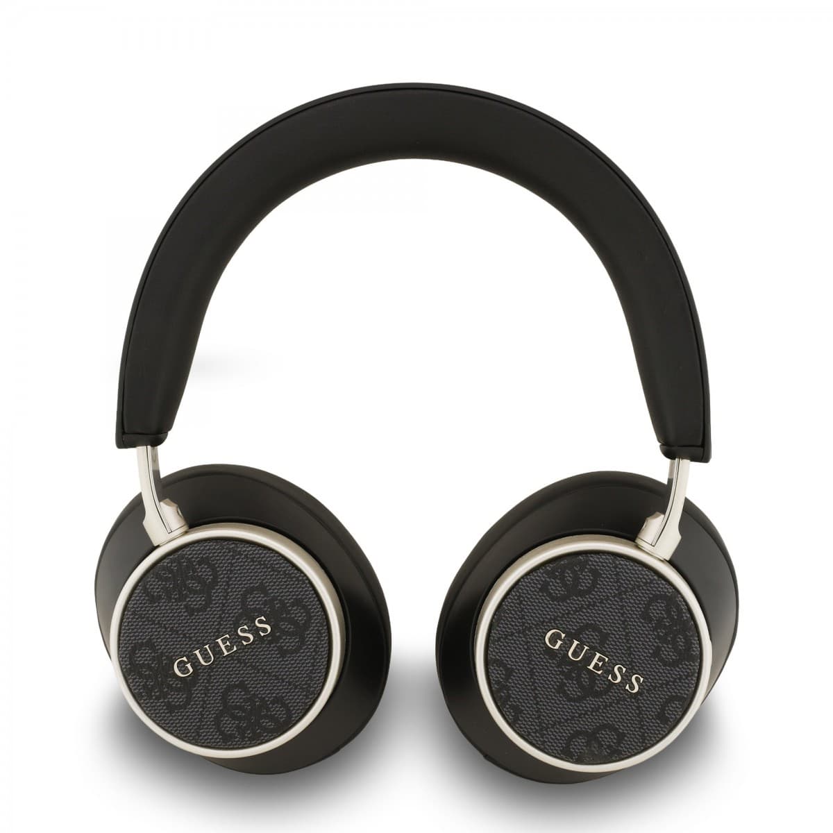 Bezdrátová sluchátka Guess PU Leather 4G Classic Logo ENC Black