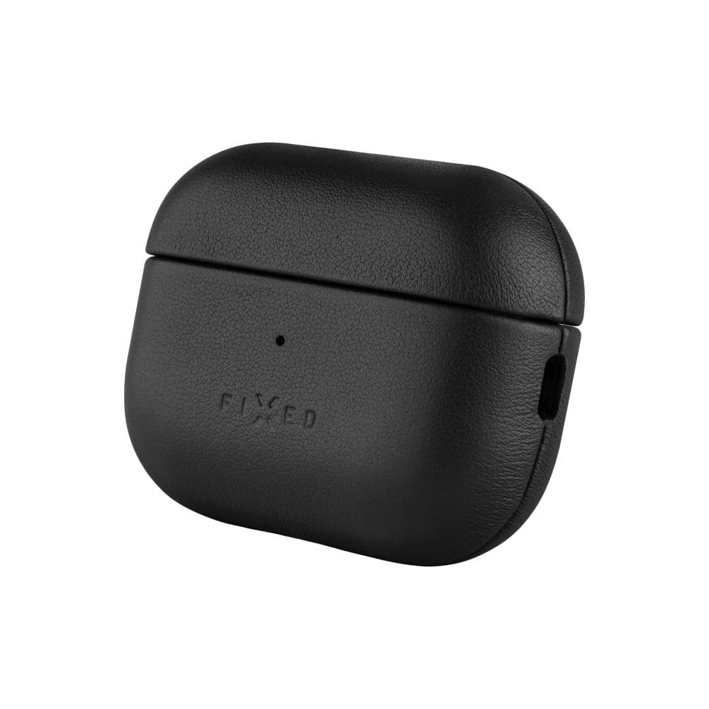 Kožené pouzdro FIXED PodsLeather s podporou MagSafe pro Apple AirPods Pro 2/Pro 2 (USB-C), černé - náhled 1