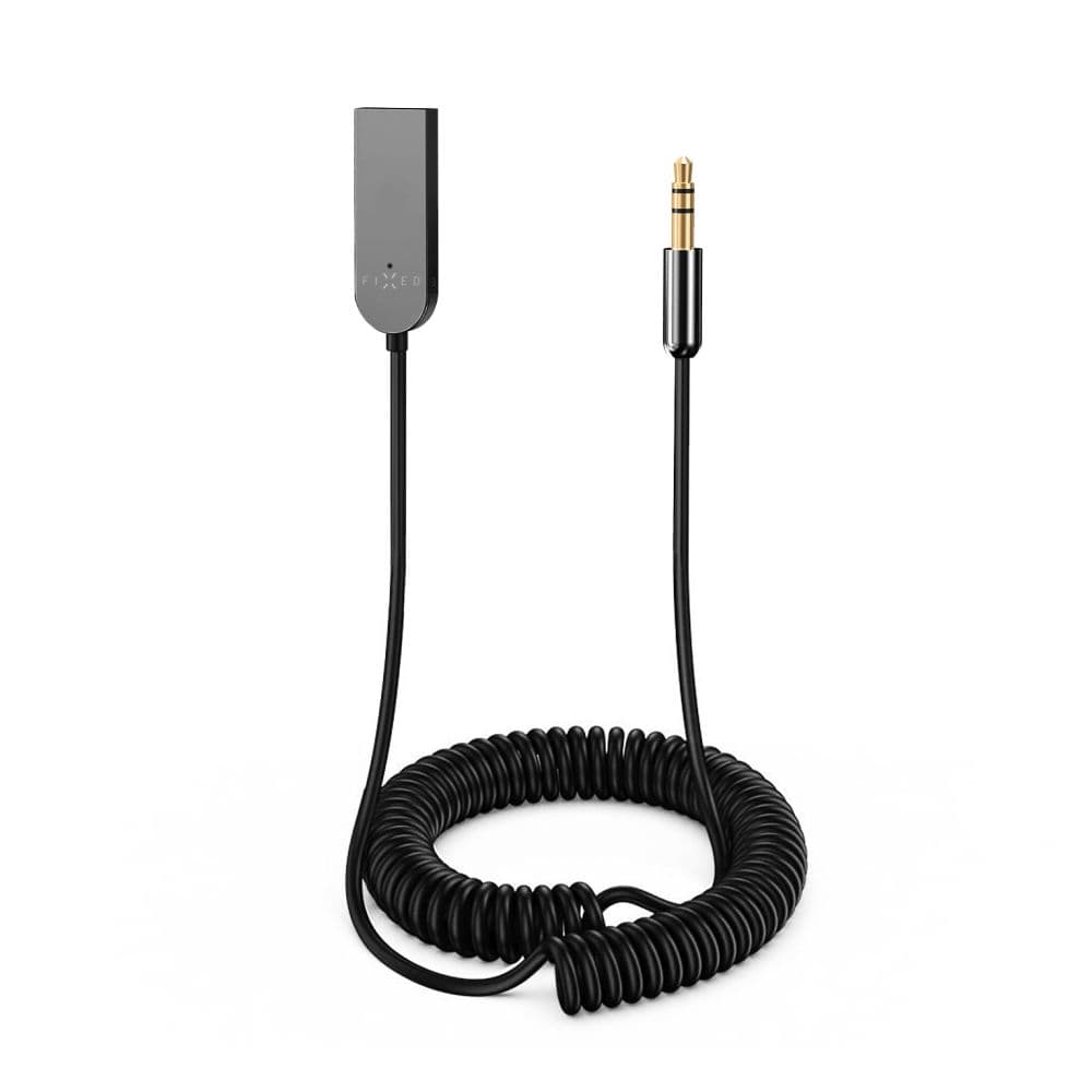 Bluetooth audio přijímač FIXED Signal Alu se zabudovaným mikrofonem, šedý - náhled 1