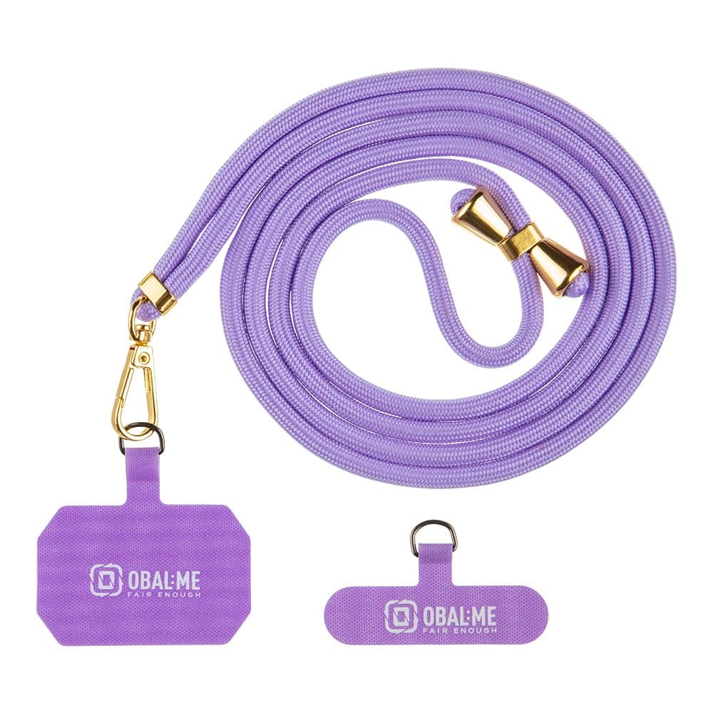Popruh OBAL:ME NeckTag Allure na Telefon Purple - náhled 1