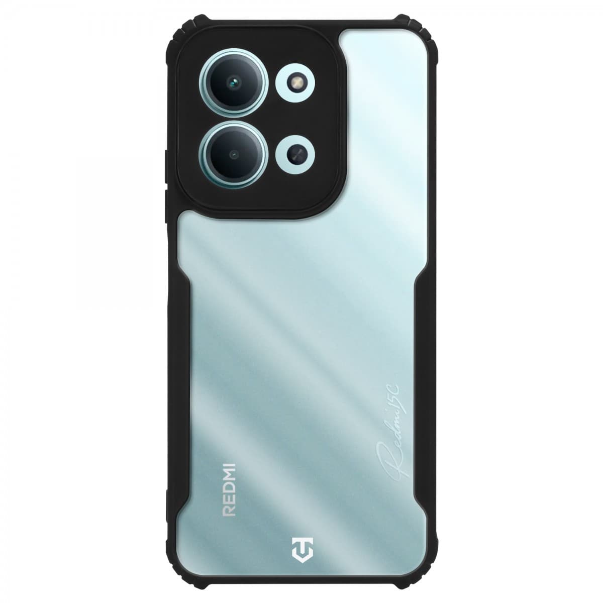 Zadní kryt Tactical Quantum Stealth pro Xiaomi Redmi 15C Clear/Black - náhled 1