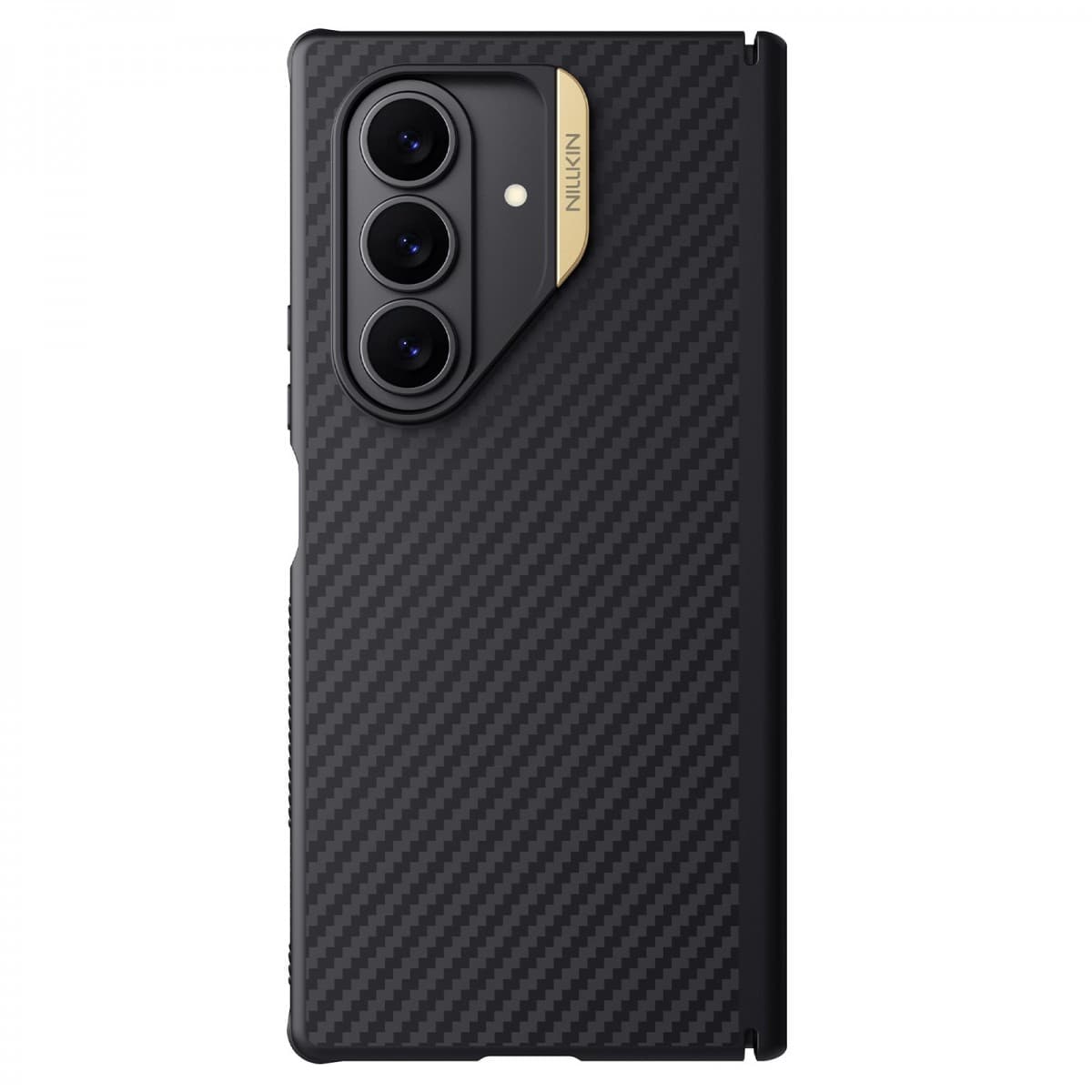 Zadní kryt Nillkin Synthetic Fiber PRO Magnetic pro Samsung Galaxy Z Fold 7 Golden - náhled 1