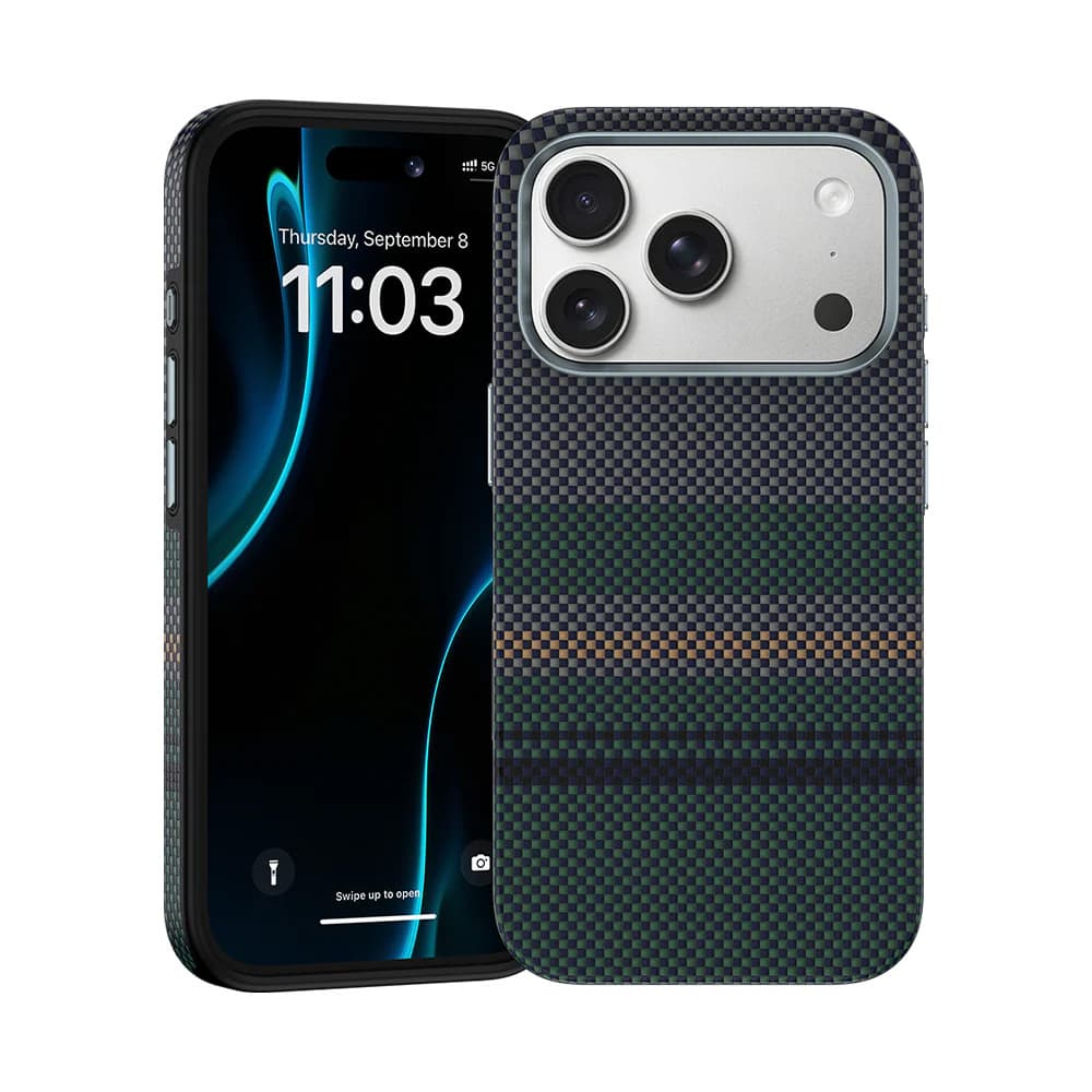 Pouzdro Benks Magnetic Armor Pro Aurora Kevlar 600D pro iPhone 17 Pro (tlačítko pro ovládání fotoaparátu) - náhled 1