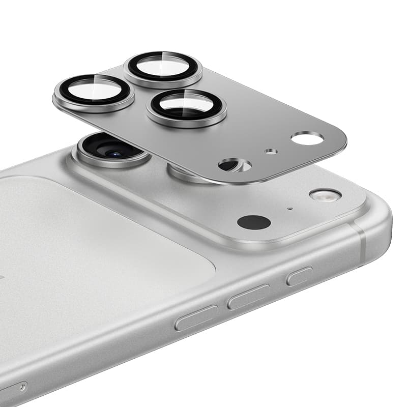 Ochranné sklo Benks Glass Warrior Metal Integrated Lens Protector (C069) pro iPhone 17 Pro bílé - náhled 1