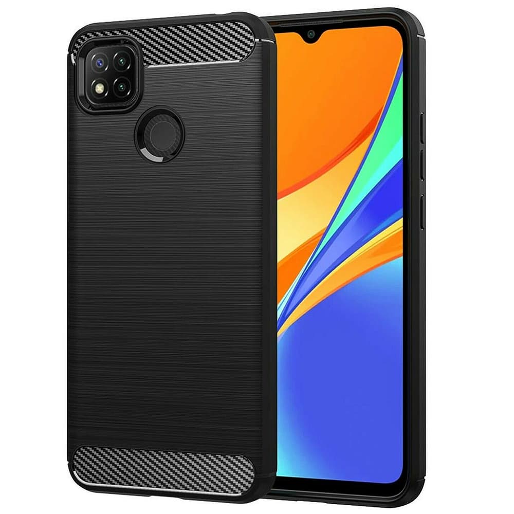 Techsuit Karbon Silikon Xiaomi Redmi 9C Redmi 9C NFC Černý - náhled 1