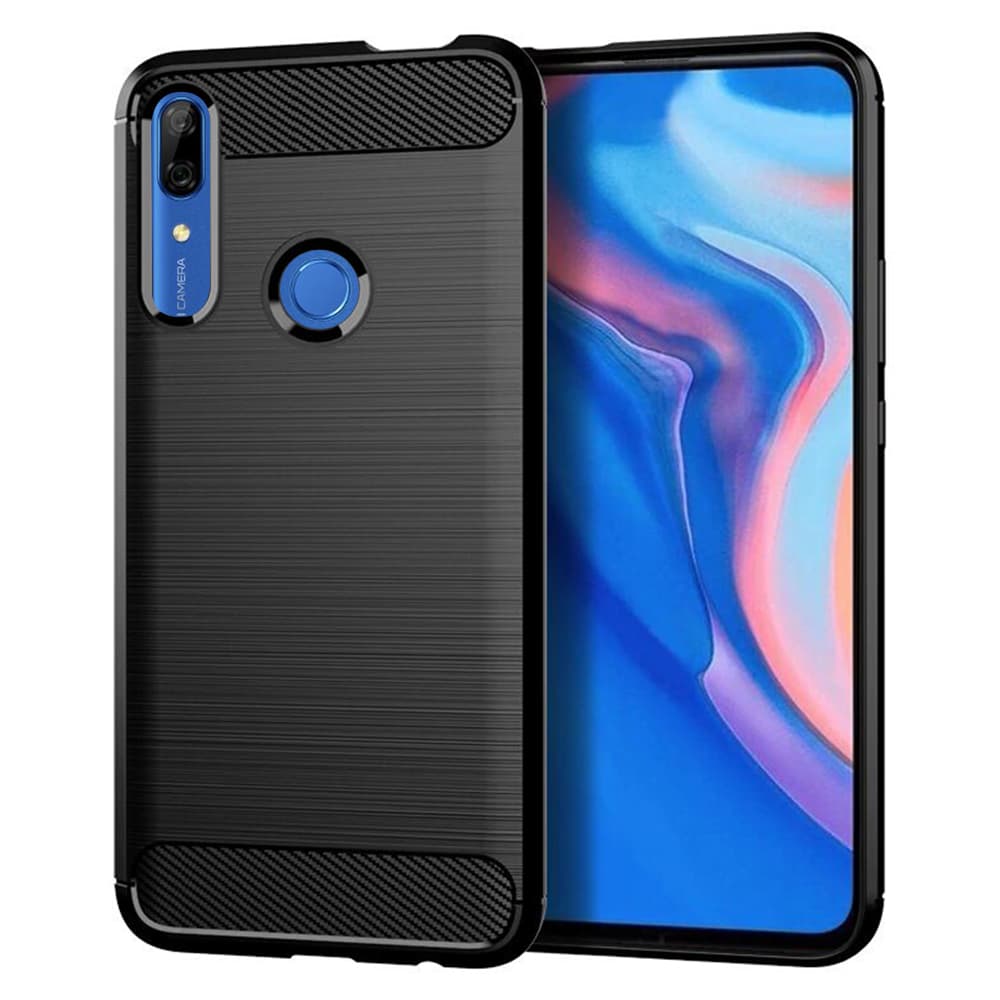 Techsuit Karbon Silikon Huawei P Smart Z Černý - náhled 1