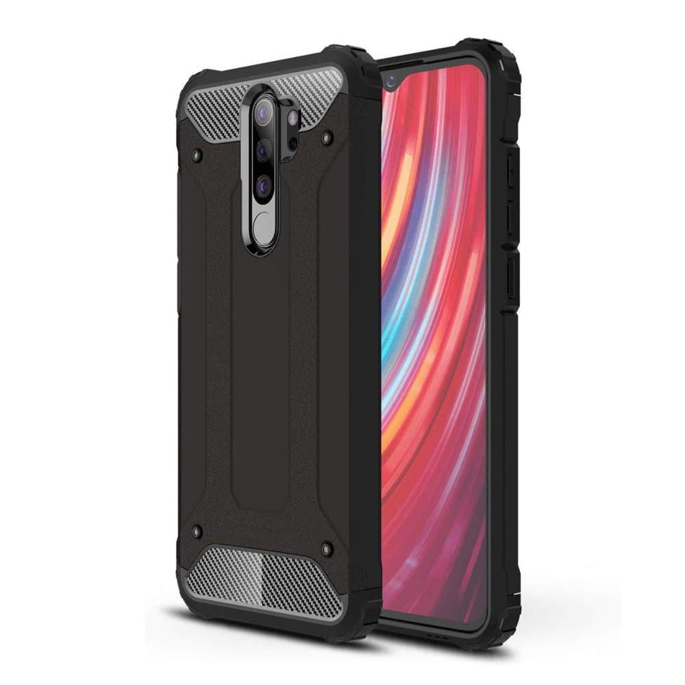 Techsuit Hybridní pouzdro Xiaomi Redmi Note 8 Pro Černá - náhled 1