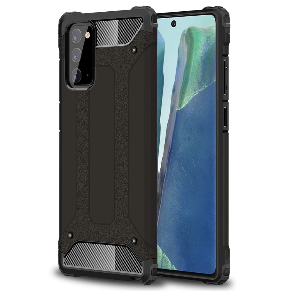 Techsuit Hybridní brnění Samsung Galaxy Note 20 Note 20 5G Černá - náhled 1