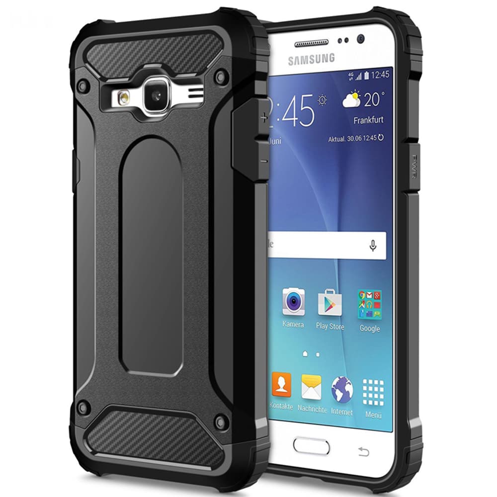 Techsuit Hybridní brnění Samsung Galaxy J5 2015 J500 Černá - náhled 1