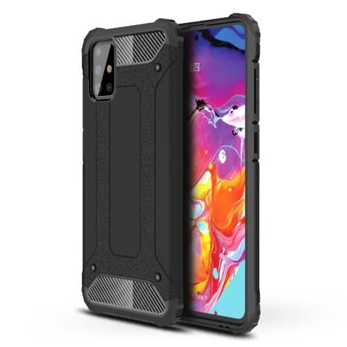 Techsuit Hybridní brnění Samsung Galaxy A71 4G Černá - náhled 1