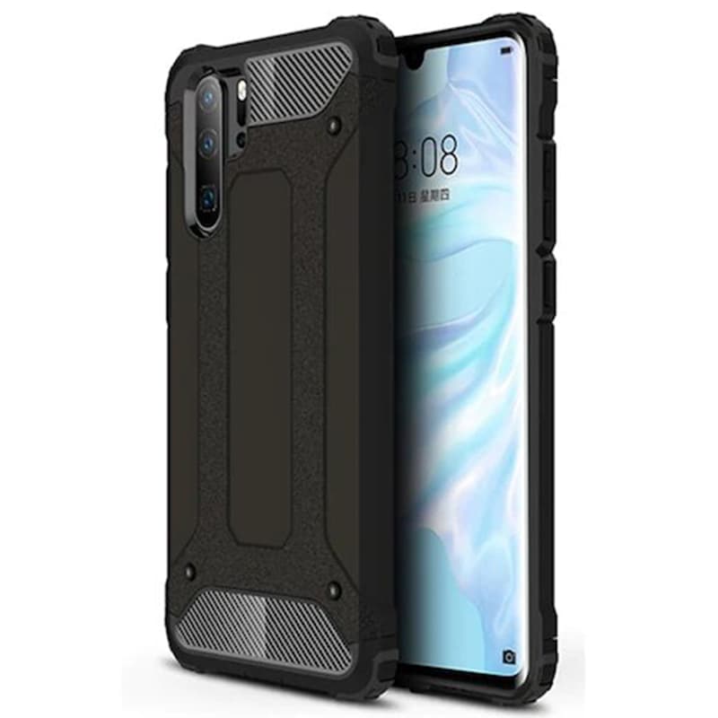 Techsuit Hybridní brnění Huawei P30 Pro P30 Pro New Edition Černá - náhled 1