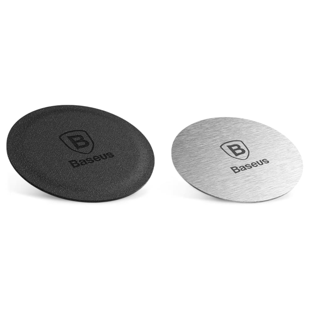 Baseus 2pack Kovová destička ACDR-A0S PU kůže železo Black Silver - náhled 1