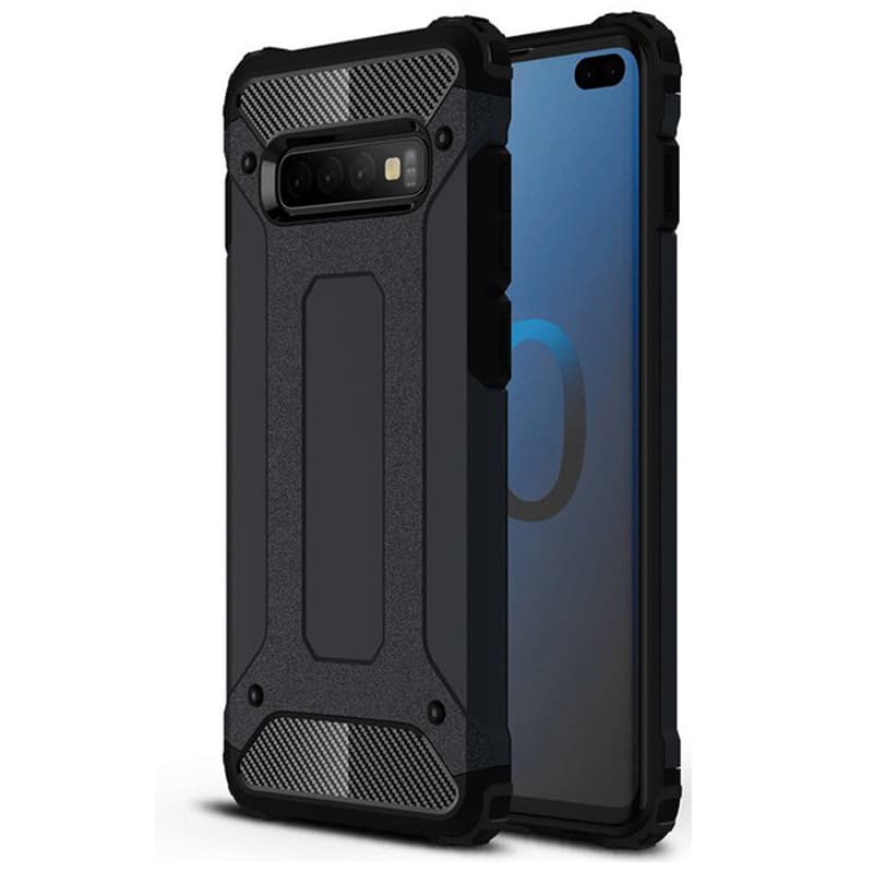 Techsuit Hybridní Ochrana Samsung Galaxy S10 Černá - náhled 1
