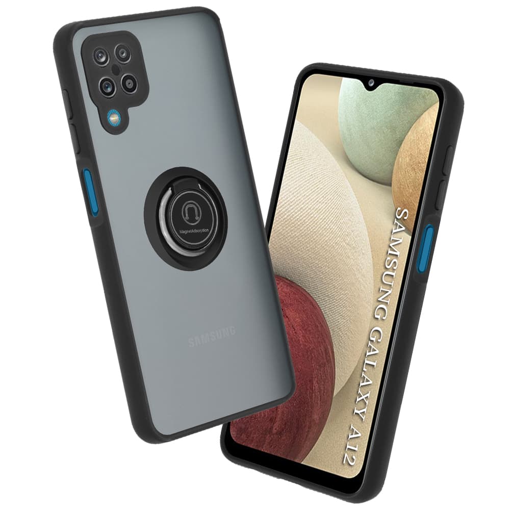 Techsuit Glinth pouzdro pro Samsung Galaxy A12 A12 Nacho černé - náhled 1