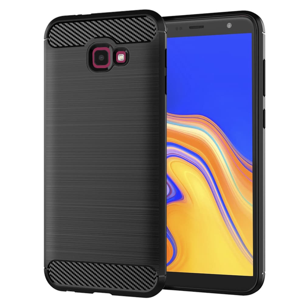 Techsuit Karbon Silikon Samsung Galaxy J4 Plus Black - náhled 1