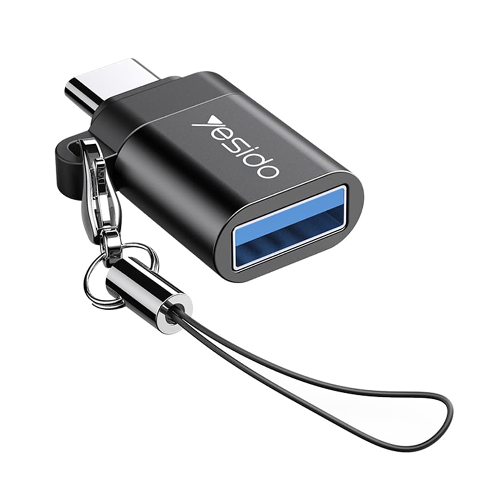 Yesido OTG Adaptér GS06 Type-C na USB 3.0 Plug Play 5Gbps Černý - náhled 1