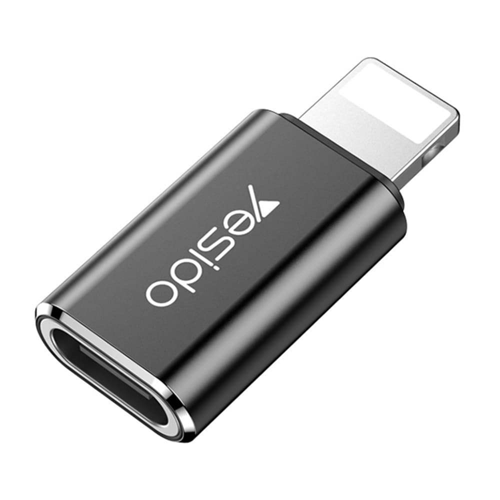 Yesido OTG adaptér GS03 Lightning Type-C 480Mbps Black - náhled 1