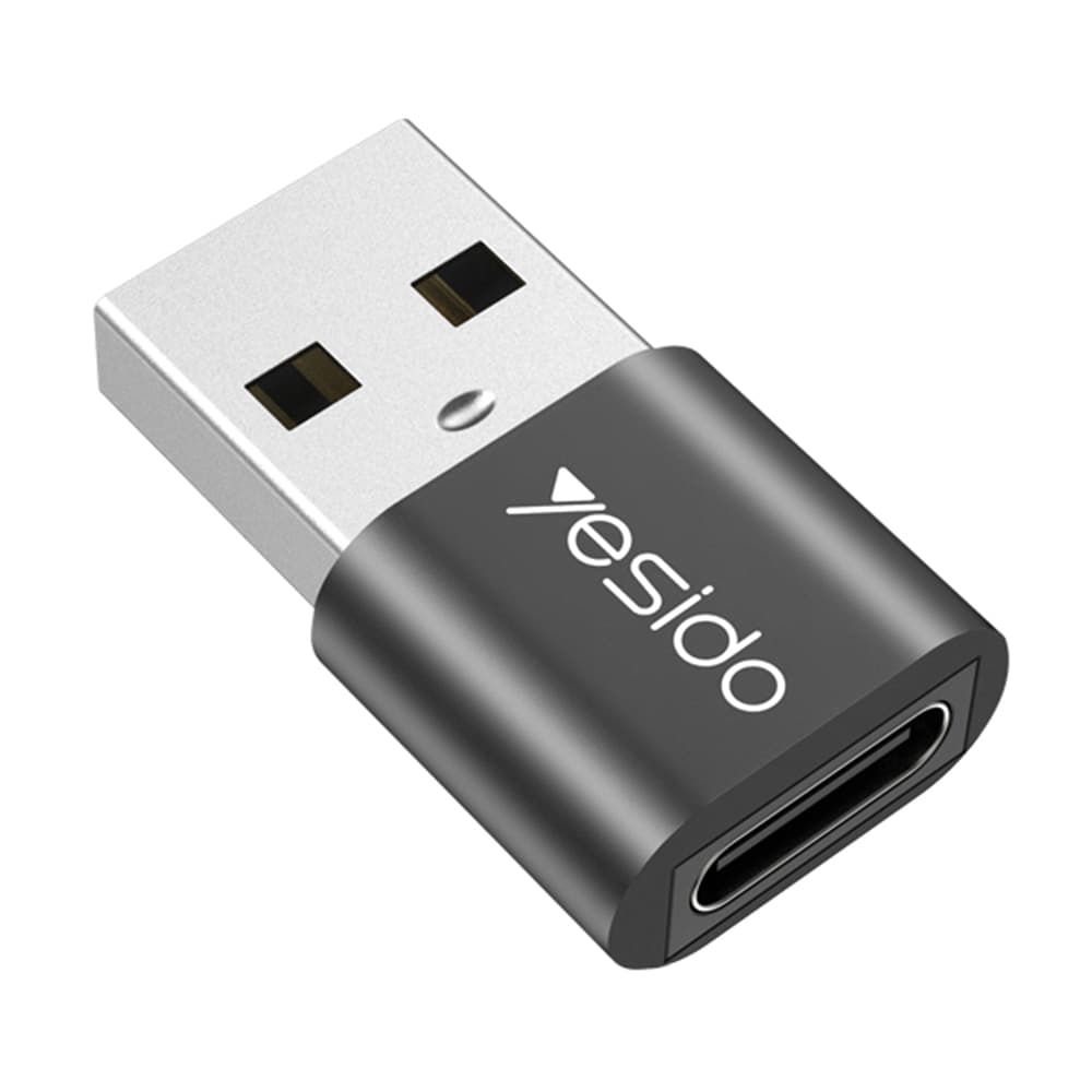 Yesido OTG Adaptér GS09 USB na Type-C Plug Play 5Gbps Černý - náhled 1