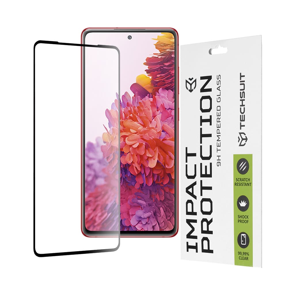Techsuit 111D Celoplošné sklo Samsung Galaxy S20 FE 4G 5G Černé - náhled 1