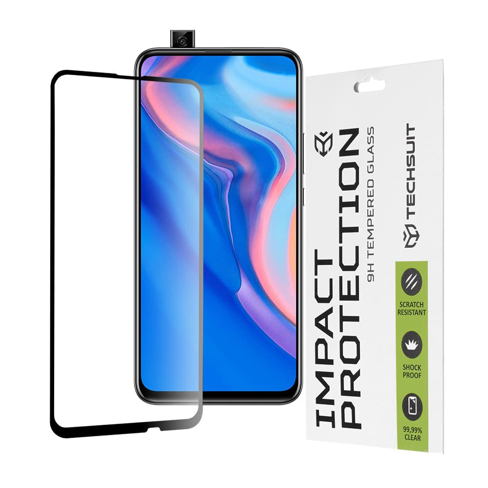 Techsuit 111D Celoplošné sklo Huawei P Smart Z Y9 Prime 2019 Černá - náhled 1