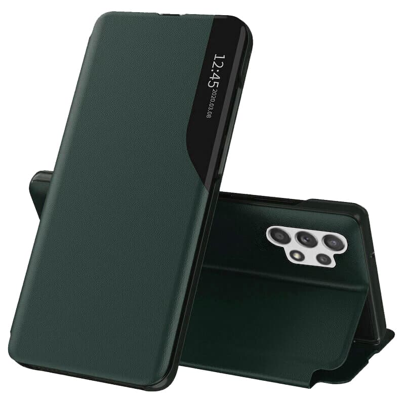 Techsuit eFold Series pouzdro Samsung Galaxy A32 4G Tmavě zelená - náhled 1